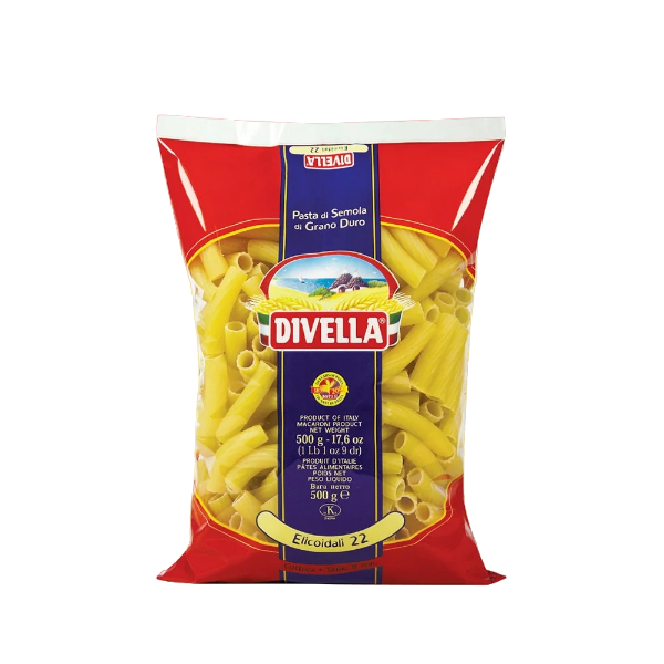 DIVELLA PASTA DI SEMOLA ELICOIDALI N.22 500 GR (24 in a box)