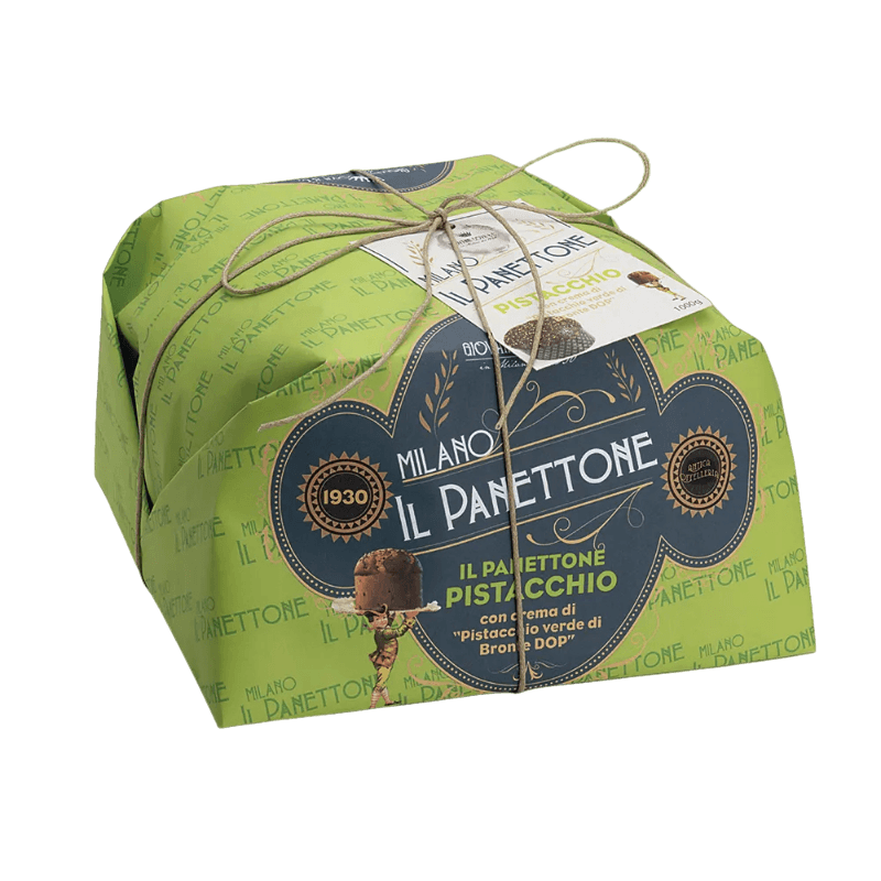 GIOVANNI COVA PANETTONE PISTACHIO WRAPPED 1 KG (6 in a box)
