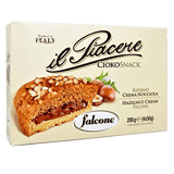 FALCONE IL PIACERE CIOKOSNACK HAZELNUT X4 240 GR (12 in a box)