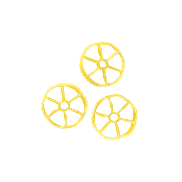 DIVELLA PASTA DI SEMOLA FORMATI SPECIALI ROTELLE N.43 500 GR (24 in a box)