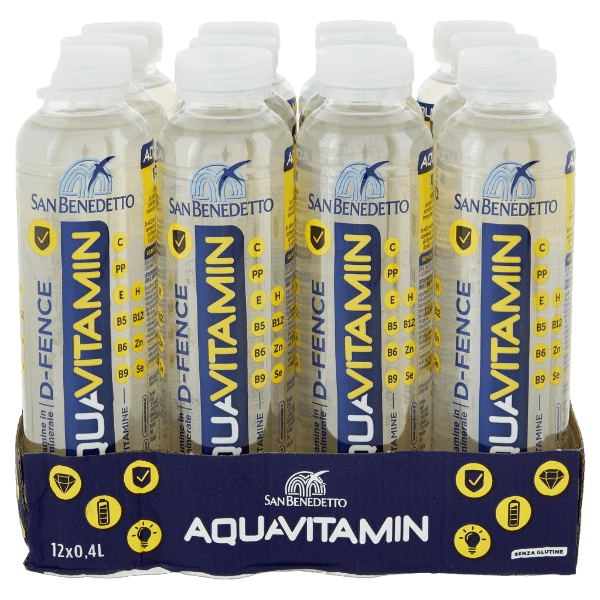 SAN BENEDETTO AQUAVITAMIN D-FENCE LEMON PET 400 ML (12 in a box)
