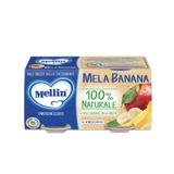 MELLIN HOMOGENIZED FRUIT APPLE BANANA 100 GR X2 (12 in a box)
