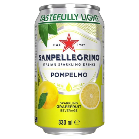SAN PELLEGRINO GRAPEFRUIT CANS GB 330 ML (12 in a box)