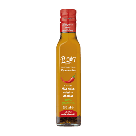 PANTALEO SEASONINGS CHILY PEPPER WITH EXTRA VIRGIN OLIVE OIL 250 ML (6 in a box)