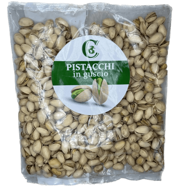CIAVOLINO DRIED FRUITS SNACK PISTACHIOS WITH SHELL 500 GR (12 in a box)