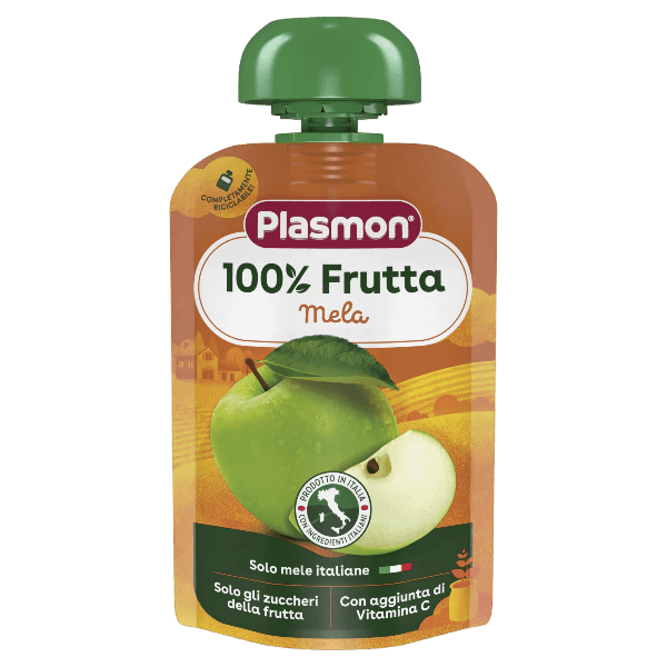 PLASMON FRUIT JUICE POUCH APPLE 100 ML (6 in a box)