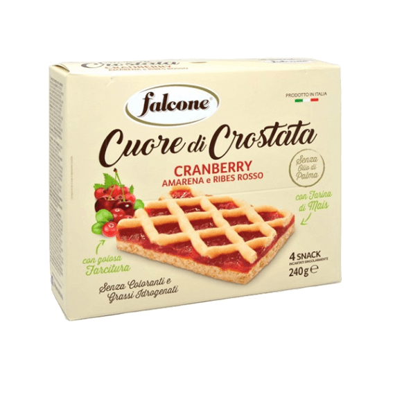 FALCONE CROSTATA CRANBERRY X4 240 GR (12 in a box)