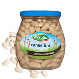 VALFRUTTA LEGUMES BEANS CANNELLINI IN BRINE 370 GR (12 in a box)