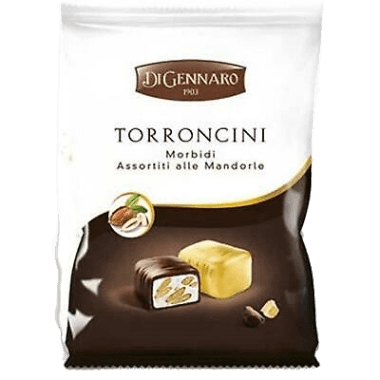 DI GENNARO PRALINES TORRONCINI SOFT ASSORTED ALMONDS 150 GR (12 in a box)