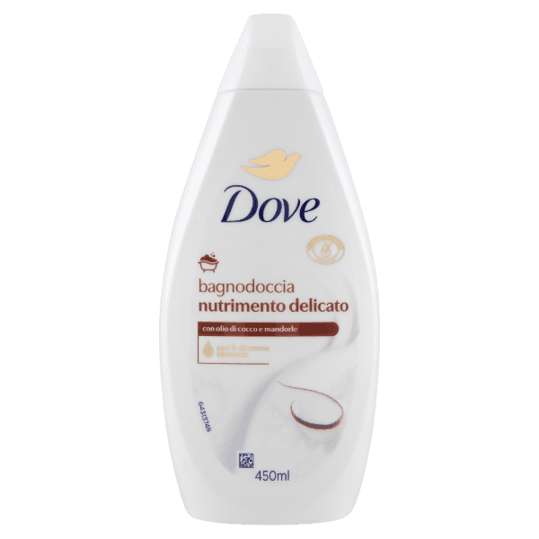 DOVE SHOWER BATH NUTRIMENTO DELICATO 450 ML (12 in a box)