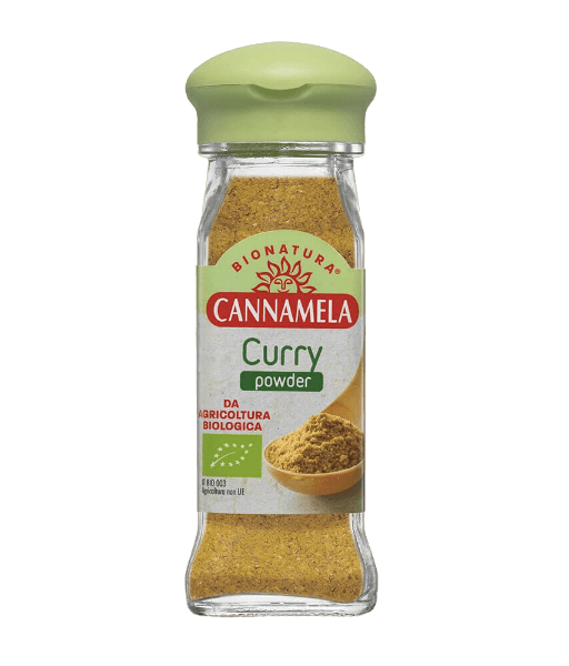 CANNAMELA ORGANIC SPICES CURRY POWDER 52 GR (6 in a box)