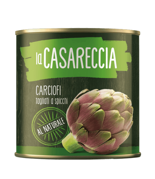 LA CASARECCIA ARTICHOKES CARCIOFI AL NATURALE IN BRINE 2.6 KG (6 in a box)
