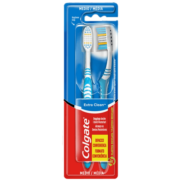 COLGATE ORAL CARE TOOTHBRUSH EXTRA CLEAN X2 (12 in a box)