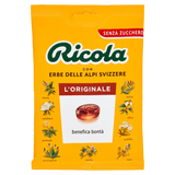 RICOLA CANDY SUGAR FREE ORIGINAL BAG 70 GR (12 in a box)
