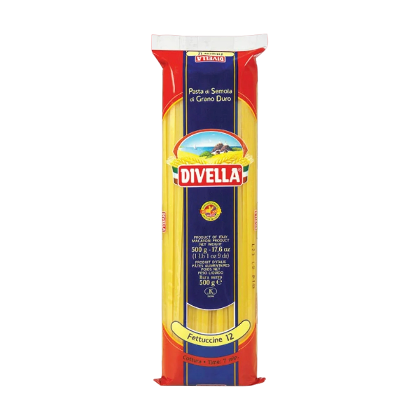 DIVELLA PASTA DI SEMOLA FETTUCCINE N.12 500 GR (36 in a box)