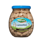 VALFRUTTA LEGUMES BEANS CANNELLINI IN BRINE 370 GR (12 in a box)