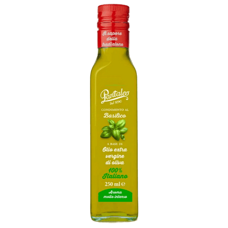 PANTALEO SEASONINGS BASIL WITH EXTRA VIRGIN OLIVE OIL 250 ML (6 in a box)