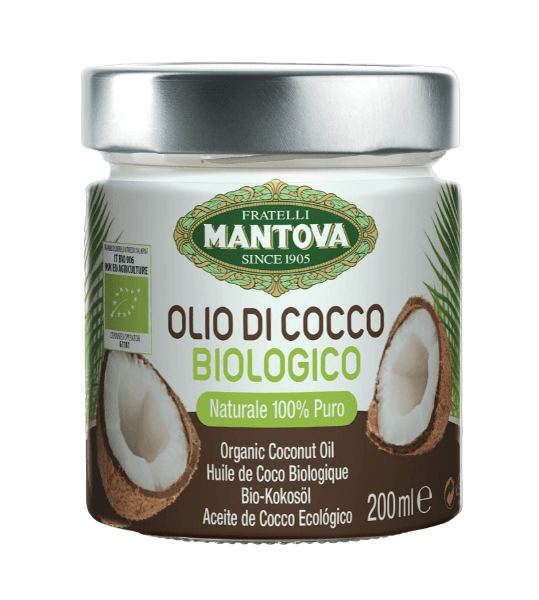 MANTOVA SEEDS OILS ORGANIC COCONUT OIL 200 ML (6 in a box)