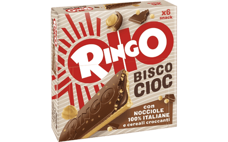 PAVESI RINGO BISCOTTI BISCOCIOC HAZELNUT X6 162 GR (12 in a box)