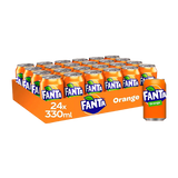 FANTA ORIGINAL ORANGE ARANCIATA GB CANS 330 ML (24 in a box)