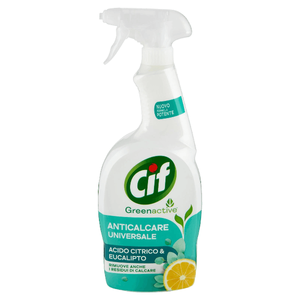 CIF GREENACTIVE DEGREASER ANTISCALE UNIVERSAL CITRIC ACID SPRAY 650 ML (12 in a box)