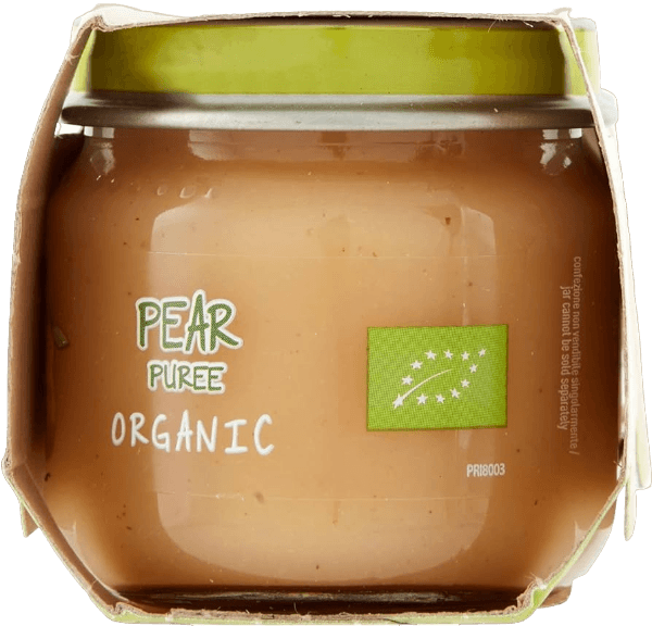 ALCENERO HOMOGENIZED FRUIT PEAR 80 GR X2 (6 IN A BOX)