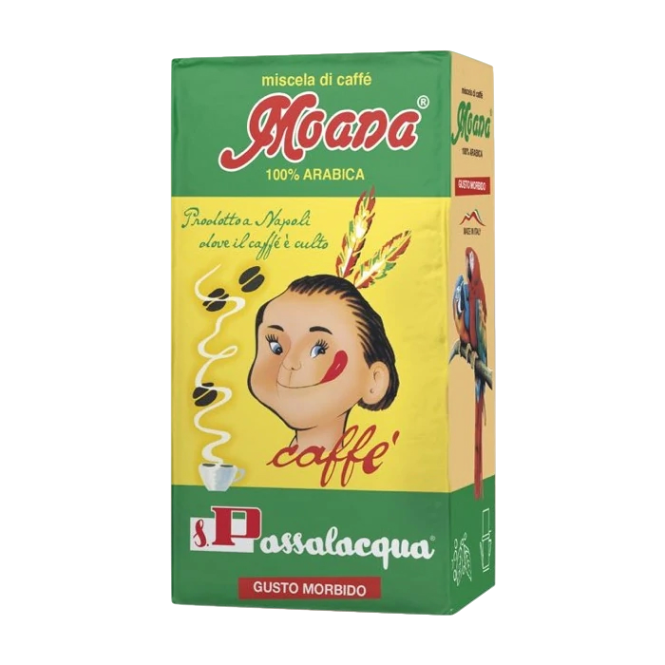 PASSALACQUA COFFEE GROUND MOANA 250 GR (12 in a box)