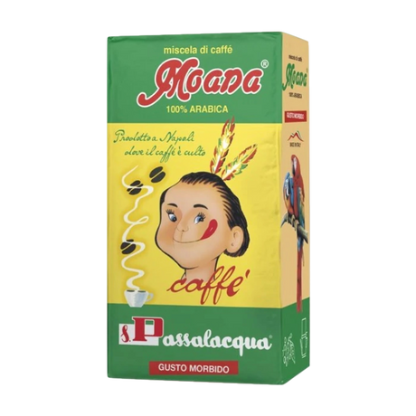 PASSALACQUA COFFEE GROUND MOANA 250 GR (12 in a box)