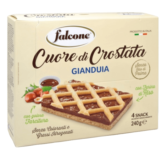 FALCONE CROSTATA GIANDUIA X4 240 GR (12 in a box)