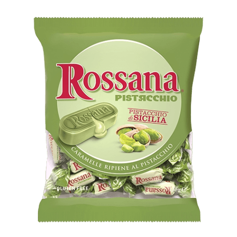 PERUGINA CANDY ROSSANA PISTACHIO 135 GR (24 in a box)
