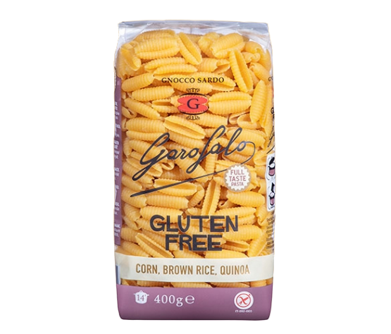 GAROFALO PASTA GLUTEN FREE GNOCCO SARDO 400 GR (12 IN A BOX)