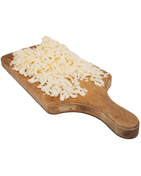 MOZZARELLA 100% SHREDDED THIN CUT 2 KG (6 in a box) ONLY LONDON AREA