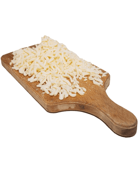 MOZZARELLA 100% SHREDDED THIN CUT 2 KG (6 in a box) ONLY LONDON AREA