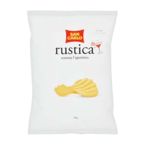 SAN CARLO CRISPS RUSTICA 50 GR (20 in a box)