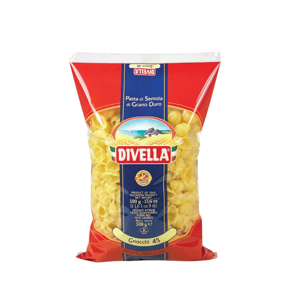 DIVELLA PASTA DI SEMOLA GNOCCHI N.45 500 GR (24 in a box)