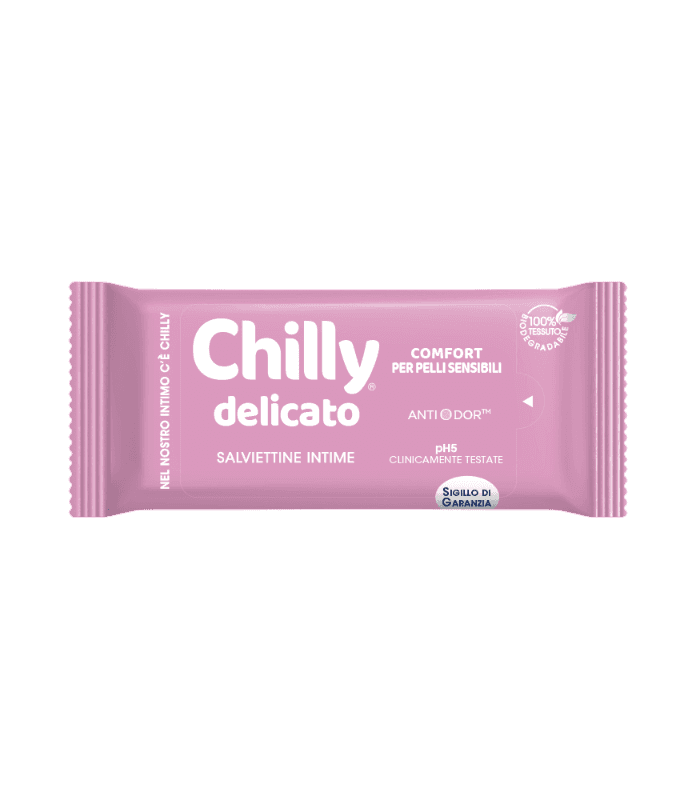 CHILLY PERSONAL CARE INTIMATE WIPES DELICATE X12 (12 in a box)