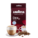 LAVAZZA COFFEE GROUND DECAFFEINATED DEK DECAF INTENSO 250 GR (20 in a box)