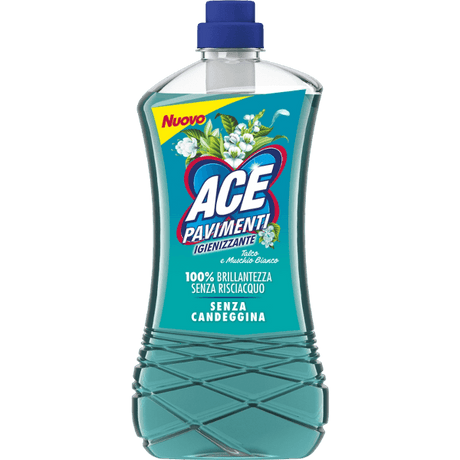 ACE FLOOR DETERGENTS PAVIMENTI SANITISING TALC 1 LT (8 in a box)