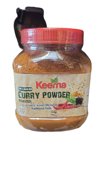 KEERNA SPICES CURRY ROASTED POWDER 300 GR (1 in a box)