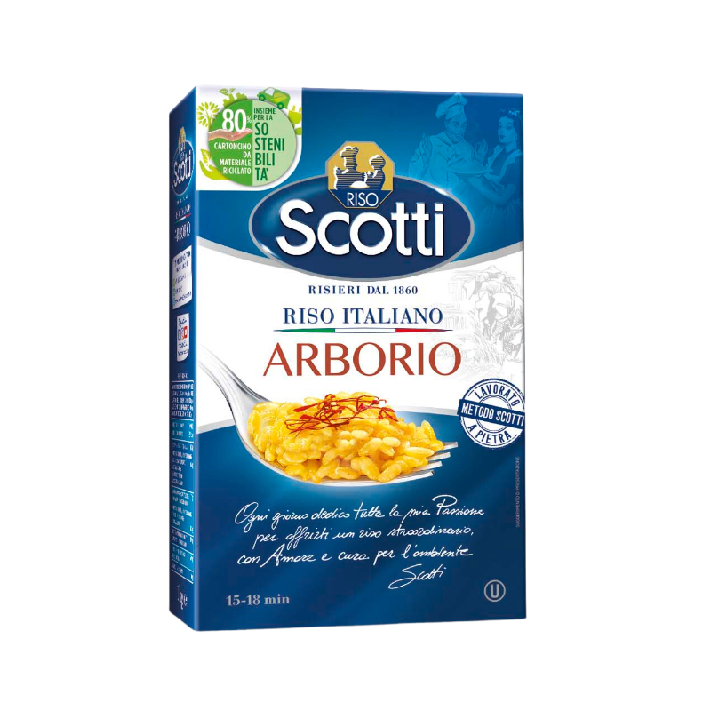 Boxarborio Rice SCOTTI RICE ARBORIO 1 KG (10 in a box) – Cibimarket.co.uk - The best E ...