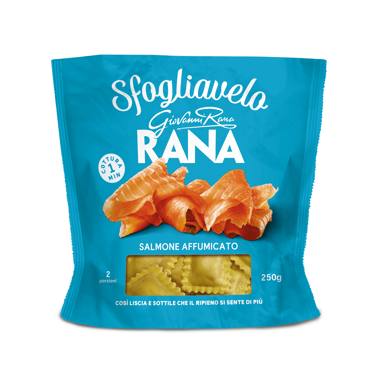 Salmon Rafano RANA SFOGLIAVELO STUFFED PASTA RAVIOLI WITH SMOKED SALMON 250 GR (4 in ...