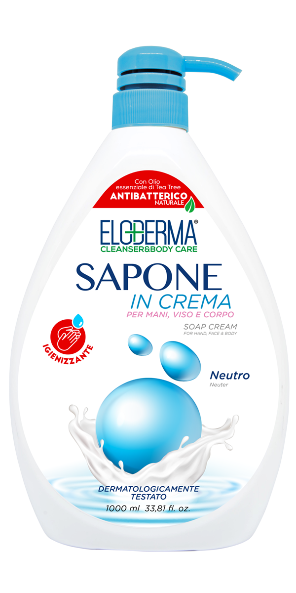 ELODERMA SOAP LIQUID NEUTRO 1 LT (6 in a box)