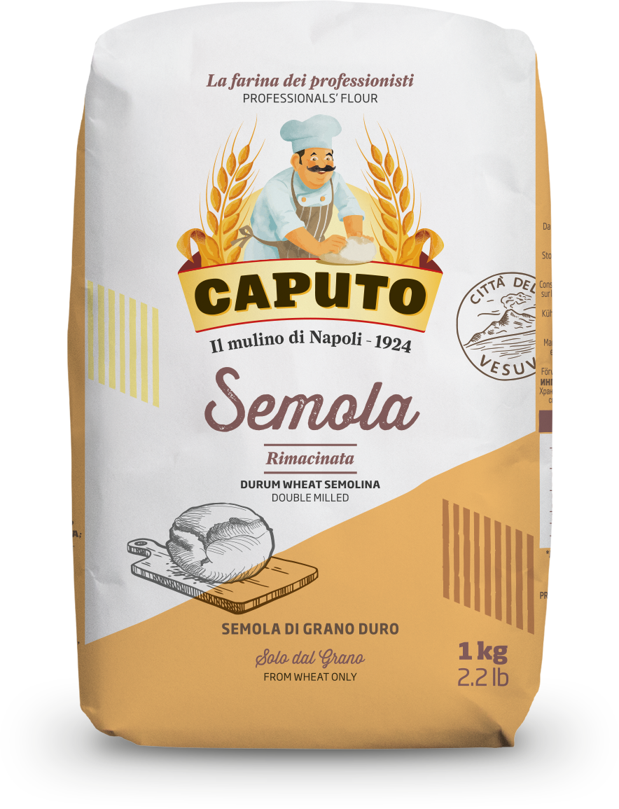CAPUTO FLOURS SEMOLA RIMACINATA DI GRANO DURO 1 KG (10 in a box)