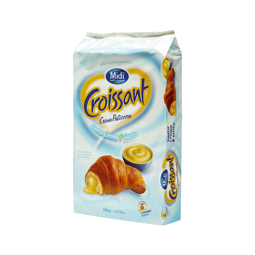 MIDI CROISSANT CREAM PASTICCERA X6 300 GR (12 in a box)