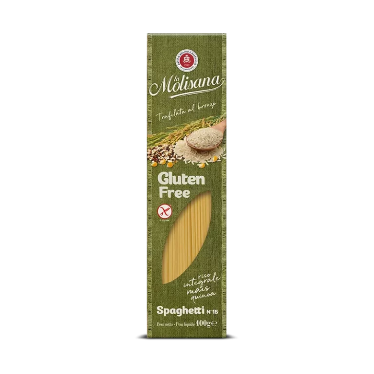 MOLISANA PASTA GLUTEN FREE SPAGHETTI N.15 400 GR (12 in a box)