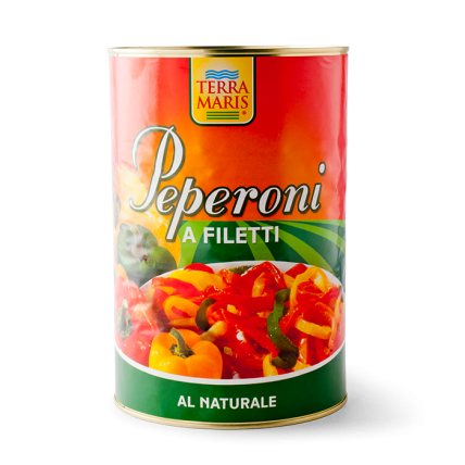 TERRAMARIS RED & YELLOW SLICED PEPPERS 4.1 KG
