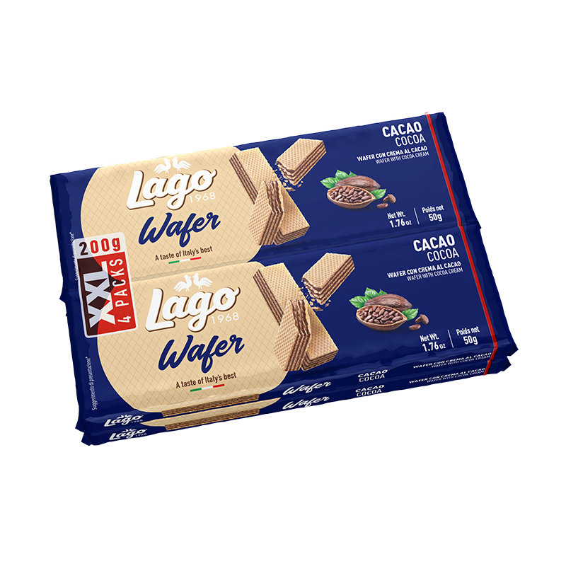 ELLEDI MULTIPACK WAFER COCOA X4 200 GR (32 in a box)