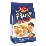 ELLEDI MINI PARTY WAFER COCOA 125 GR (12 in a box)