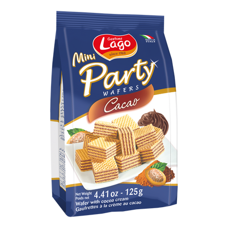 ELLEDI MINI PARTY WAFER COCOA 125 GR (12 in a box)