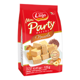 ELLEDI MINI PARTY WAFER HAZELNUT 125 GR (12 in a box)